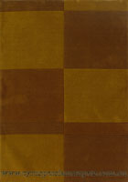 Sahand Wool Modern Square Pattern Rug 972 Brown