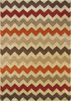 Vento Modern Chevron Stripe Rug 1030W