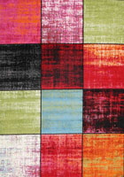 Attila Modern Square Pattern Rugs 20132-110