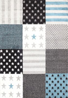 Attila Modern Square Pattern Rugs 21553-953