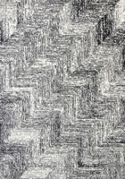 Ellie Contemporary Wavy Rugs 2157A D. Grey D. Grey