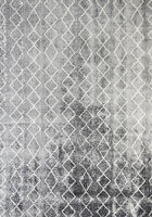 Ellie Contemporary Diamond Pattern Rugs 2305A D.Grey D.Grey