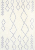 Mara Abstract Shaggy Rugs 80074-695-Cream Silver