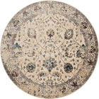 Madelaine Contemporary Round Rugs 521-FE4-W