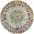 Morocco Medallion Round Rugs 700 Cotton Tukuaz