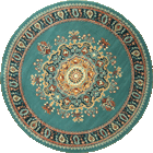 Bello Traditional Medallion Round Rugs 99-P60
