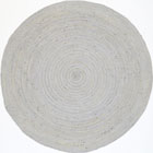 Osvaldo Round Jute Rugs Silver