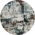 Amore Modern Grunge Round Rugs 21832-695
