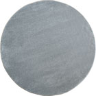 Lush Modern Plain Round Rugs 14344 L. Grey