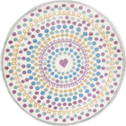 Bambino Round Modern Dot Pattern Rugs 15923-956