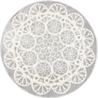 Bambino Round Modern Floral Rugs 15926-95
