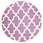 Bambino Round Modern Trellis Rugs 20518-655