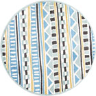 Bambino Round Modern Geometric Rugs 15922-460