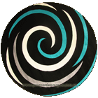 Surf Modern Round Rug 2581SM