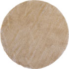 SoHo Plain Round Shaggy Rugs PC00A Beige Beige