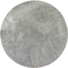 SoHo Plain Round Shaggy Rugs PC00A Light Grey Light Grey