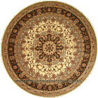 First Class Wool Traditional Round Rug 207-16597