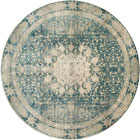 Jasmine Traditional Round Medallion Rugs 4445-S