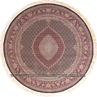 Melbourne Mahi Traditional Round Rug 87034A D. Blue