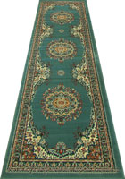 Bello Traditional Hallway Runner Rugs 99 Blue