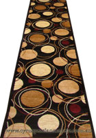 Hawaii Hallway Runner Rug 2364 Black