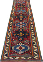 Gazni Hand Knotted Wool Hallway Runner Rug