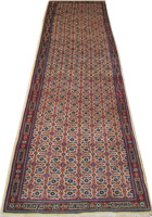 Moud Hand Knotted Wool Hallway Runner Rug