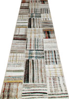 Amore Modern Square Pattern Hallway Runners 21147-60
