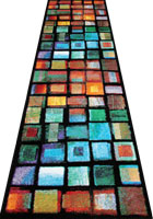 Amore Modern Square Pattern Hallway Runners 20909-90