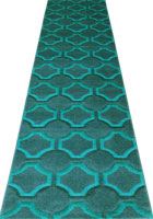 Nevada Hallway Runner Rugs 9162 D. Turkuaz L.Turkuaz