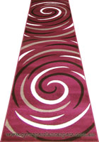 Surf Hallway Runner Rug 2581A-Purple