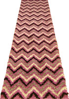 Stella Chevron Shaggy Hallway Runner Rug 1128A-KLI-KLI