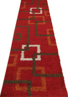 Stella Shaggy Hallway Runner Rug 1134A-BRD-BRD