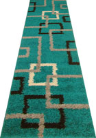 Stella Shaggy Hallway Runner Rug 1134A-TKZ-TKZ