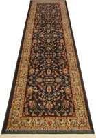 Dallas Hallway Runner Rug 7982D D.Grey Cream