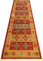 Dallas Hallway Runner Rug 8790A Red Yellow