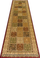 Hereke Hallway Runner Rug Bakht Red