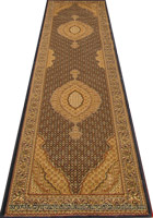 Hereke Hallway Runner Rug Mahi Navy