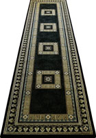 Milano Traditional Medallion Hallway Runner Rugs 376B