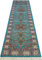Persico Traditional Hallway Runner Rugs 802001 Blue