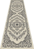 Vintage Hallway Runner Rugs 0HB93 Cotton Charcoal