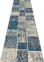 Vintage Hallway Runner Rugs HB309 Blue