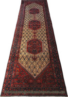 Zanjan Hand Knotted Wool Runner (Size 406 x 122cm)