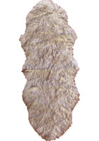 Alaska Faux Sheepskin Shaggy Rugs Grey