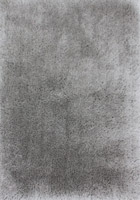 Los Angeles Plain Shaggy Rugs 7380 Silver