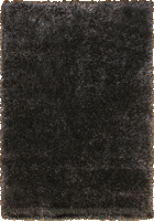Darwin Plain Shaggy Rug 236 Black Fume
