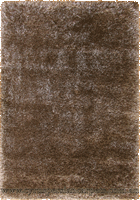 Darwin Plain Shaggy Rug 218 Brown Brown