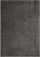 Hudson Plain Shaggy Rugs PC00A D.Grey D.Grey