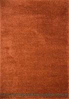 Natura Plain Shaggy Rug 7000 Terracotta