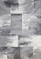 SoHo Moroccan Shaggy Rugs 2870A White Light Grey